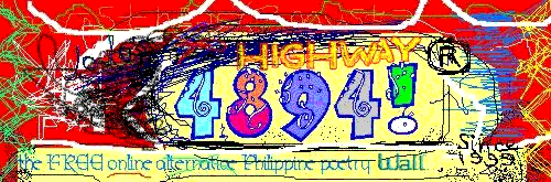 4894, the Philippine alt young poetry wall!