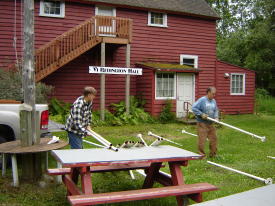 Getting ready for the picnic - 2008