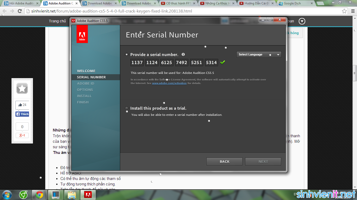 adobe audition cs6 serial number