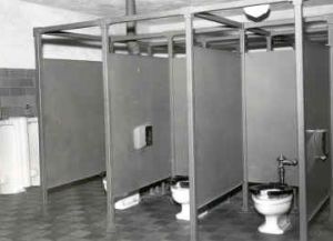 Military Men Using Communal Toilets Military Men Using Communal Toilets