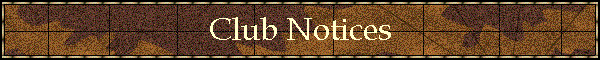 Club Notices