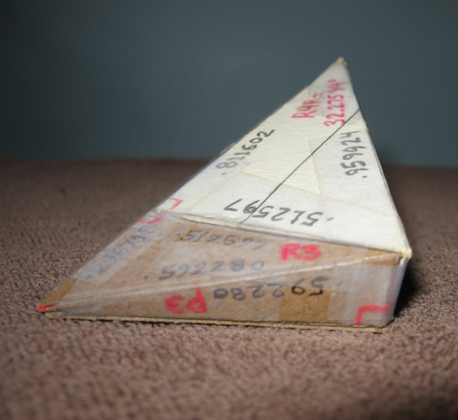 Location Angle P3 (Purlin Lip Cut Angle) on Juxtaposed Tetrahedra
