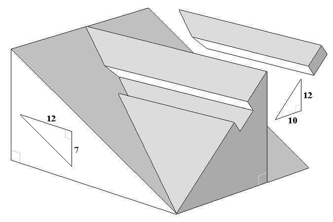 Purlin/Square Tail Fascia intercepts Plane of Main Roof