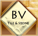 bv tile and stone logo