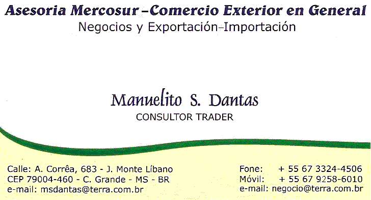 :. ASSESSORIA MERCOSUL & COM�RCIO EXTERIOR .: