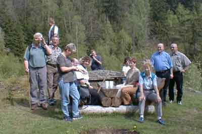 Bei der Wanderung zur Teufelskanzel