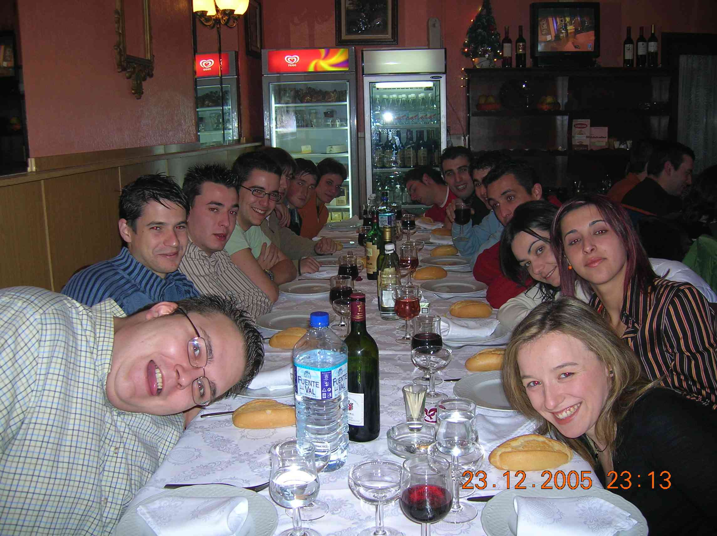 Cena de Navidad del equipo