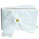 satin daisy guest book 