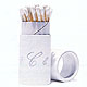barrel matches, personalized barrel cylinder matches