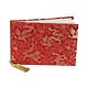 red silk dragon guest book