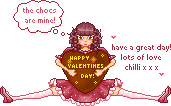 A Valentine's gift from Chilli, Thanks sweety!
