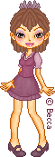 Don't know if she's wearing a crown or a bow