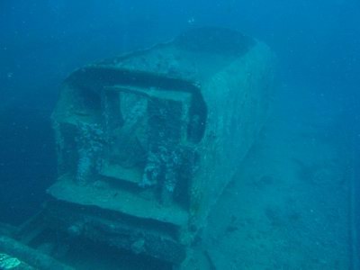 Kohlentender auf der Thistlegorm