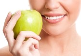 get white teeth naturally at home