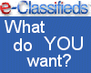 e-Classifieds - What do YOU want?