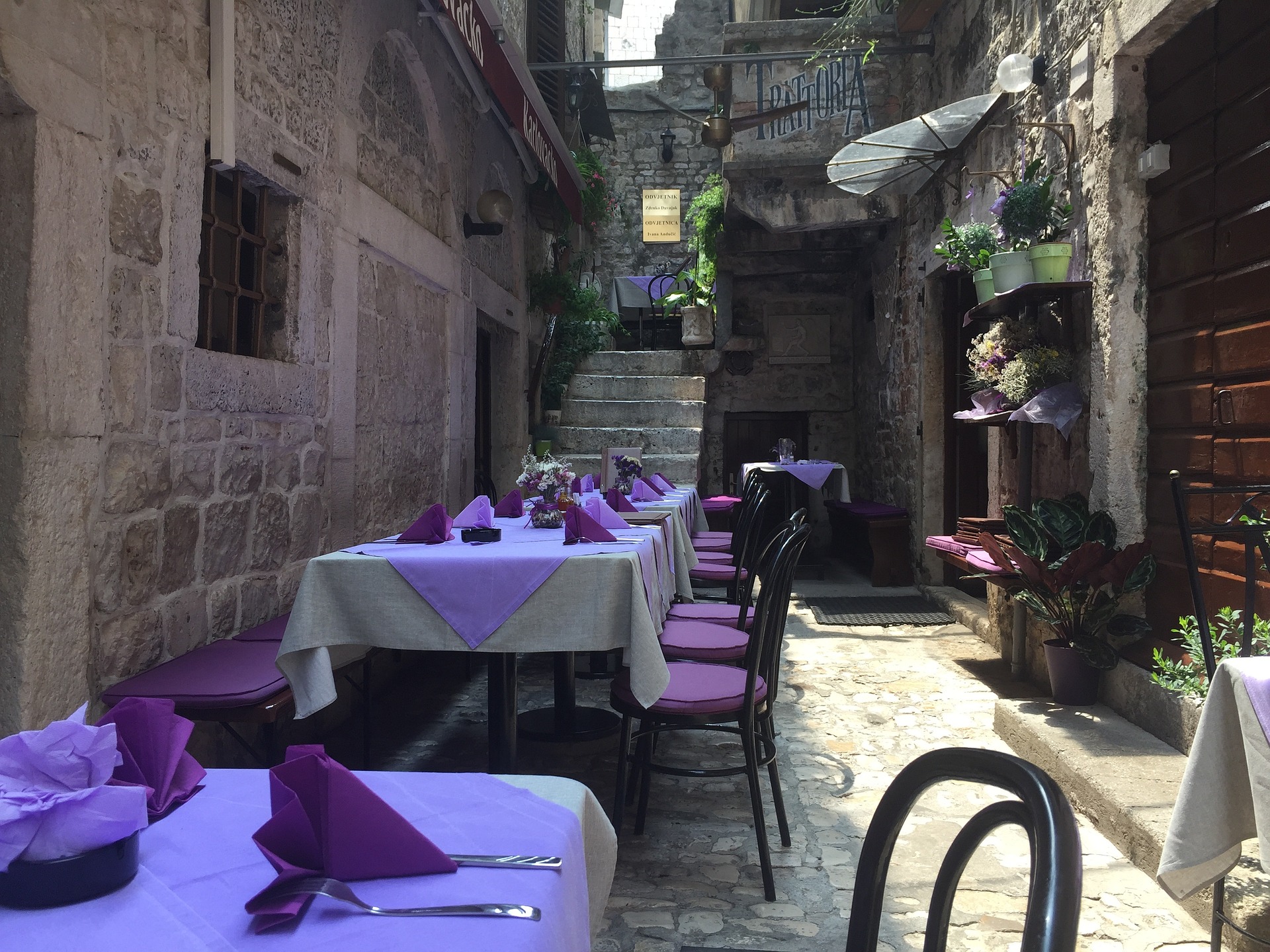 A representation of the restaurant.