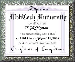HTML 101 Diploma
