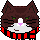 kimi made a cat patch i just had to make one of honey (R.I.P)