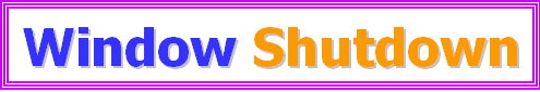 Window Shutdown Title