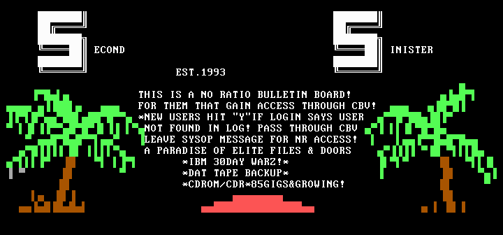 Second Sinister Logon Screen