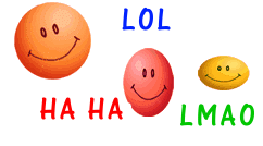 BUNCH OF LAUGHING SMILEY FACES