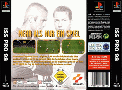 International Superstar Soccer Pro '98 EU [back]