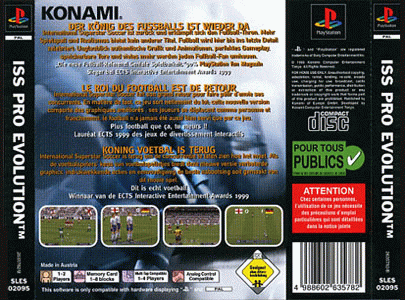 International Superstar Soccer Pro Evolution EU [back]