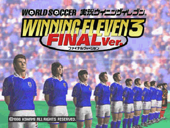 World Soccer Jikkyou Winning Eleven 3 Final Ver.