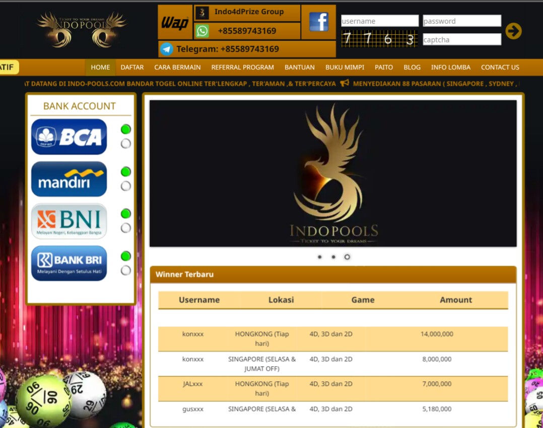 Togel Indopools
, Wlalotto