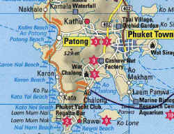 Phuket Map