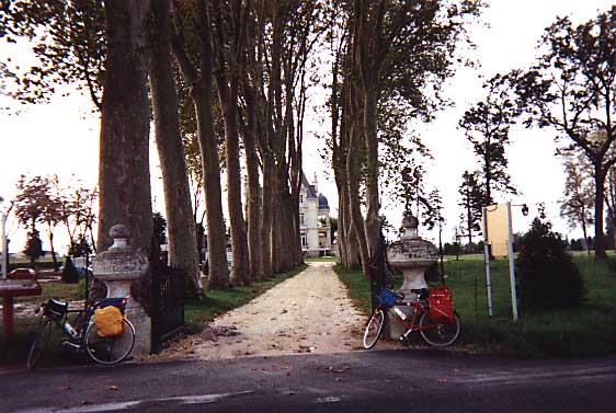 Chateau on the way to St Emillion