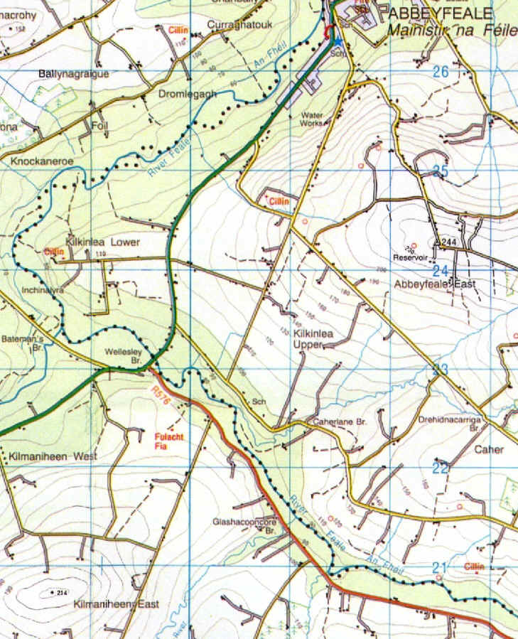 Outlay of Kilconlea Lower and Kilconlea Upper