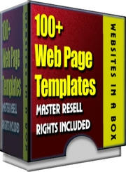  webpage templates master resell rights included