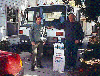 Hans Rishell with 1994 UD 1800 Nissan Truck