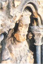 Acid rain corrodes statues
