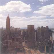 The clear bright sky of NYC