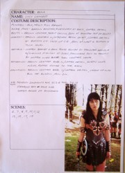 costume description