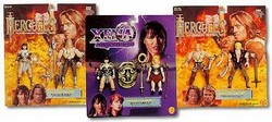 two-packs featuring xena, gabrielle, hercules and iolaus