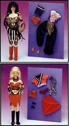12 inch Xena and Gabrielle with extra costumes