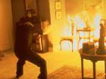 Grissom ve su departamento incendi�ndose