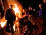 El Sheriff Arens est� a punto de decapitar a Scully