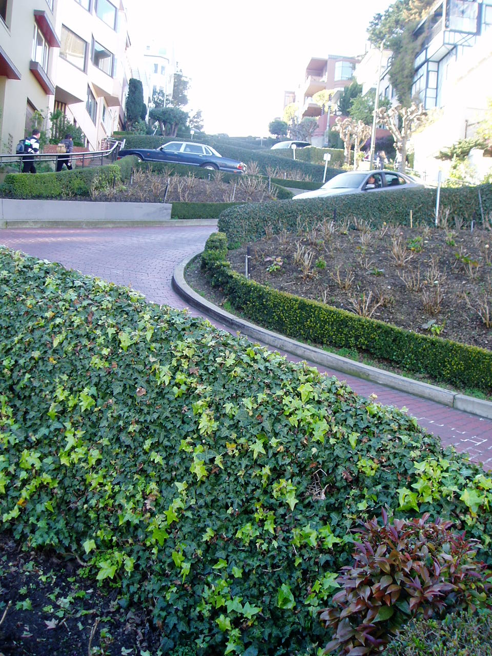 Otra vista de Lombard Street.
