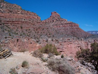 El interior del cañón tenía colinas nada pequeñas.