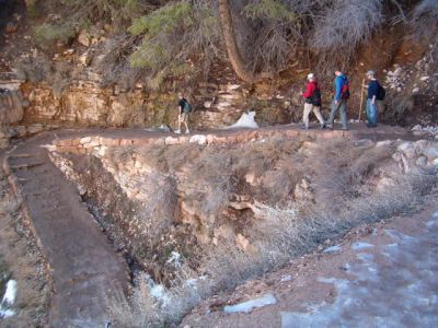 Deseabamos que terminase el tramo del hielo.
