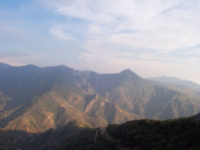 Ultima vista a las monta�as antes de irnos.