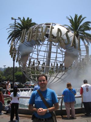 El logo de Universal Estudios.