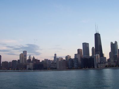 Chicago vista desde el lago.
