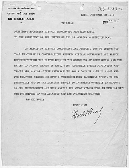 Thư Hồ Chí Minh gửi Truman