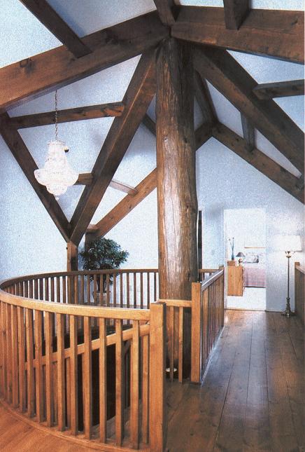 Timber framed roof joinery details