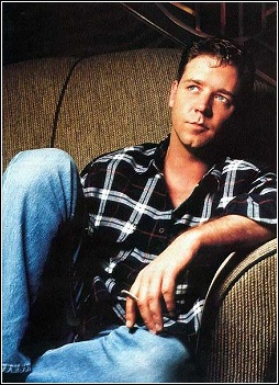 Introspective pose.